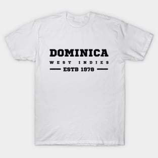 Dominica Estb 1978 West Indies T-Shirt